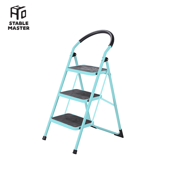 SM-TT6013A 6.3KG Colorful Special Household Three Step Ladder Stable Master